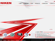 Tablet Screenshot of niken.com.tw